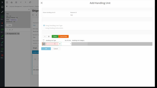 IFS Cloud: Add Handling Unit