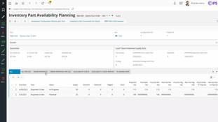 IFS Cloud: Inventory Part Availability Planning