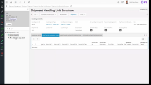 IFS Cloud: Shipment Handling Unit Structure