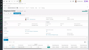 IFS Cloud: Shipment Order