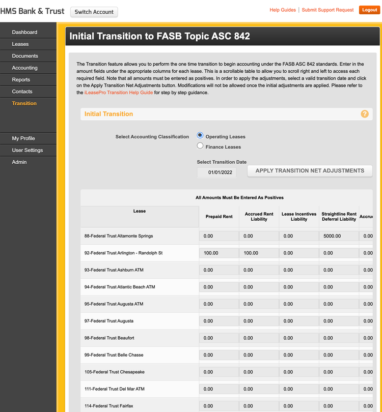 iLeasePro Transition Tool