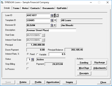 SYNDi Loan Manager Screenshot