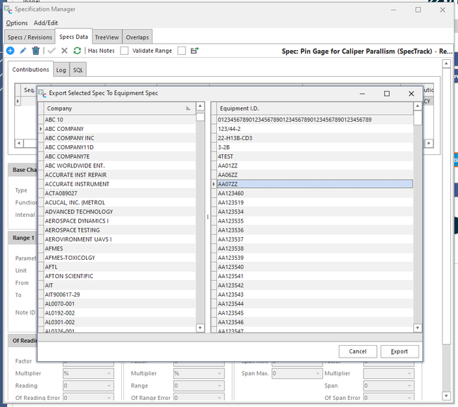 IndySoft: Specification Manager