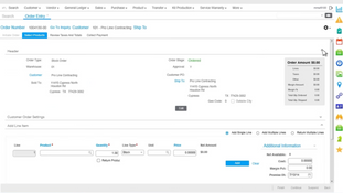 Infor Distribution SX.e: Order Entry