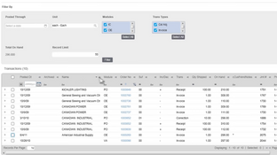 Infor Distribution SX.e: Transactions