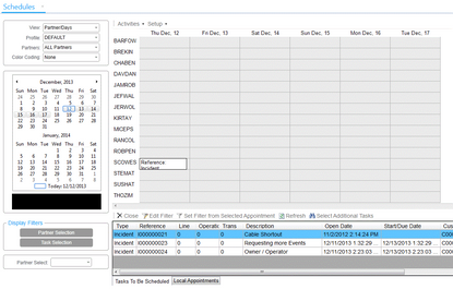 Infor CloudSuite Field Service Screenshot