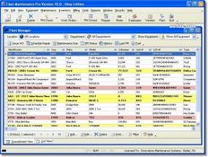 Fleet Maintenance Pro: Main Screen