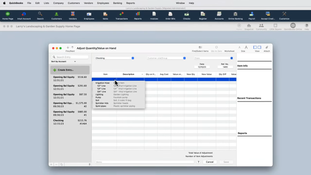 QuickBooks for Mac: QuickBooks for Mac inventory adjustments