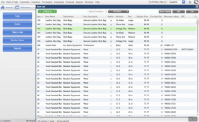 QuickBooks Point of Sale: Item List