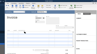 QuickBooks Pro Desktop: Invoice Editing