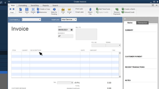 QuickBooks Desktop Pro: Invoice Editing