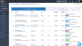 Kickserv: Invoicing