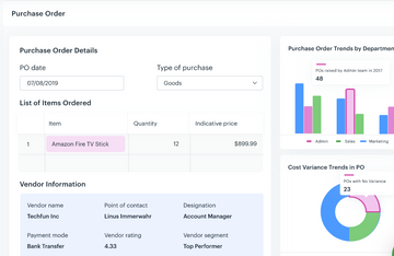 Kissflow Procurement Cloud Screenshot