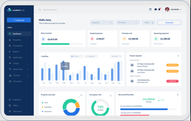 Landlord Studio: Dashboard