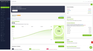 LawnPro Software: Dashboard