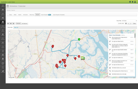 LawnPro Software: Route Map