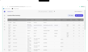 Leanafy WMS: Inventory Locations