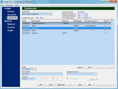 LedgerLite: Cashbooks