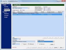 LedgerLite: New Cashbook Entry