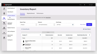 Lightspeed Retail: Inventory Report