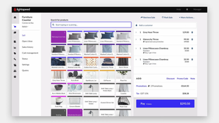 Lightspeed Retail: Shopping Page