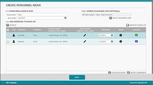 MRI ProLease: Create Personnel Move