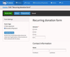 Little Green Light: Recurring Donation Form