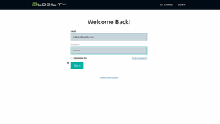 Logility Solutions: Login Page