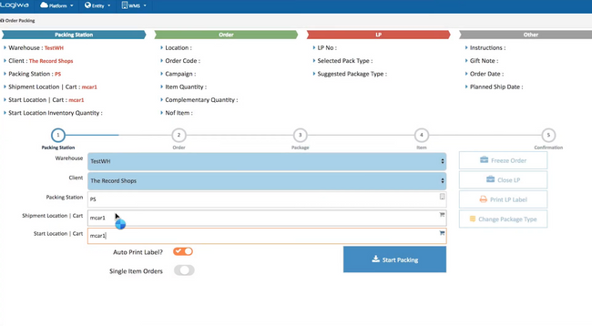 Logiwa WMS: Order Picking