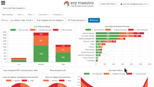 Maestro ERP: Dashboard