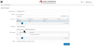 Maestro ERP: New Analysis Information Adding