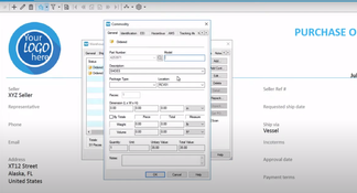 Magaya Supply Chain: Purchase Order for Commodity