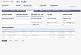 Masterplan ERP: Masterplan ERP Item Details