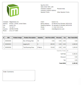 Megaventory: Invoice