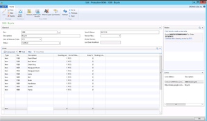 Dynamics NAV: Production Bill of Materials