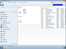 Microsoft Dynamics SL: Home Report