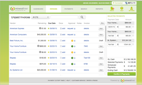 MineralTree: Unpaid Invoices
