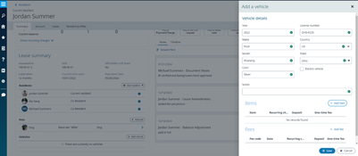 MRI Property Management: Add Vehicle Assets