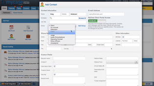 MyCase: Contact Management