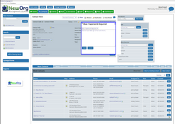 NewOrg Management System: Contact Details with Required Paperwork