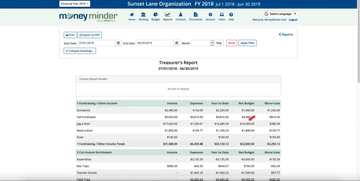 MoneyMinder Screenshot