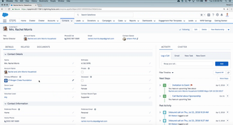 Salesforce for Nonprofits: Contacts