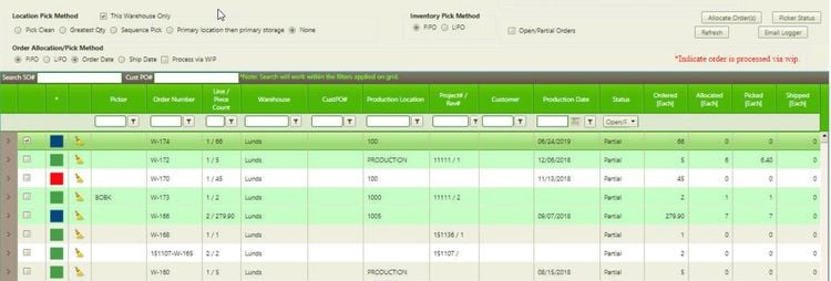 NorthStar WMS Software Inventory Module