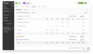 nTask: Timesheet