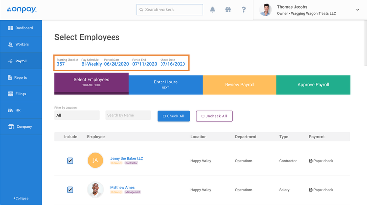 OnPay Employee Payroll