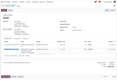 Odoo: Draft Customer Invoice