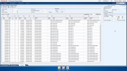 JD Edwards EnterpriseOne Screenshot