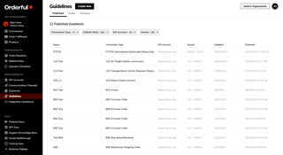 Orderful: Create Guidelines