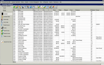 Sirius e Rental Software Screenshot