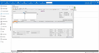 Palladium Accounting: Freehand Quotes Information Viewing